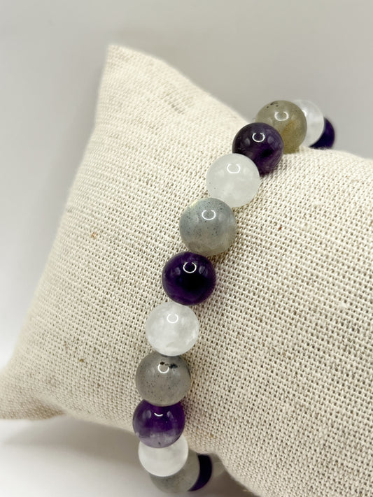 Bracelet Lithothérapie Hypersensibilité – Protection & Sérénité au Quotidien