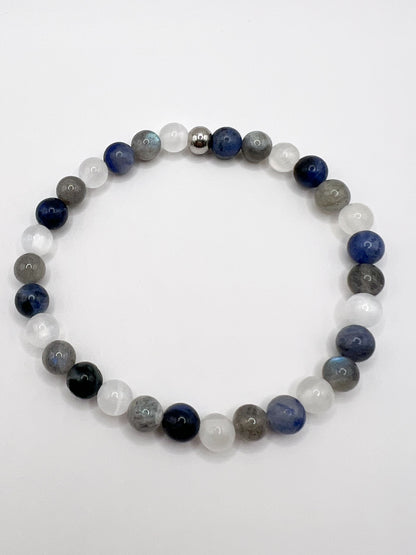 Bracelet Pierre  Sommeil Réparateur | Bijou Énergie Positive, Sérénité & Relaxation Nocturne