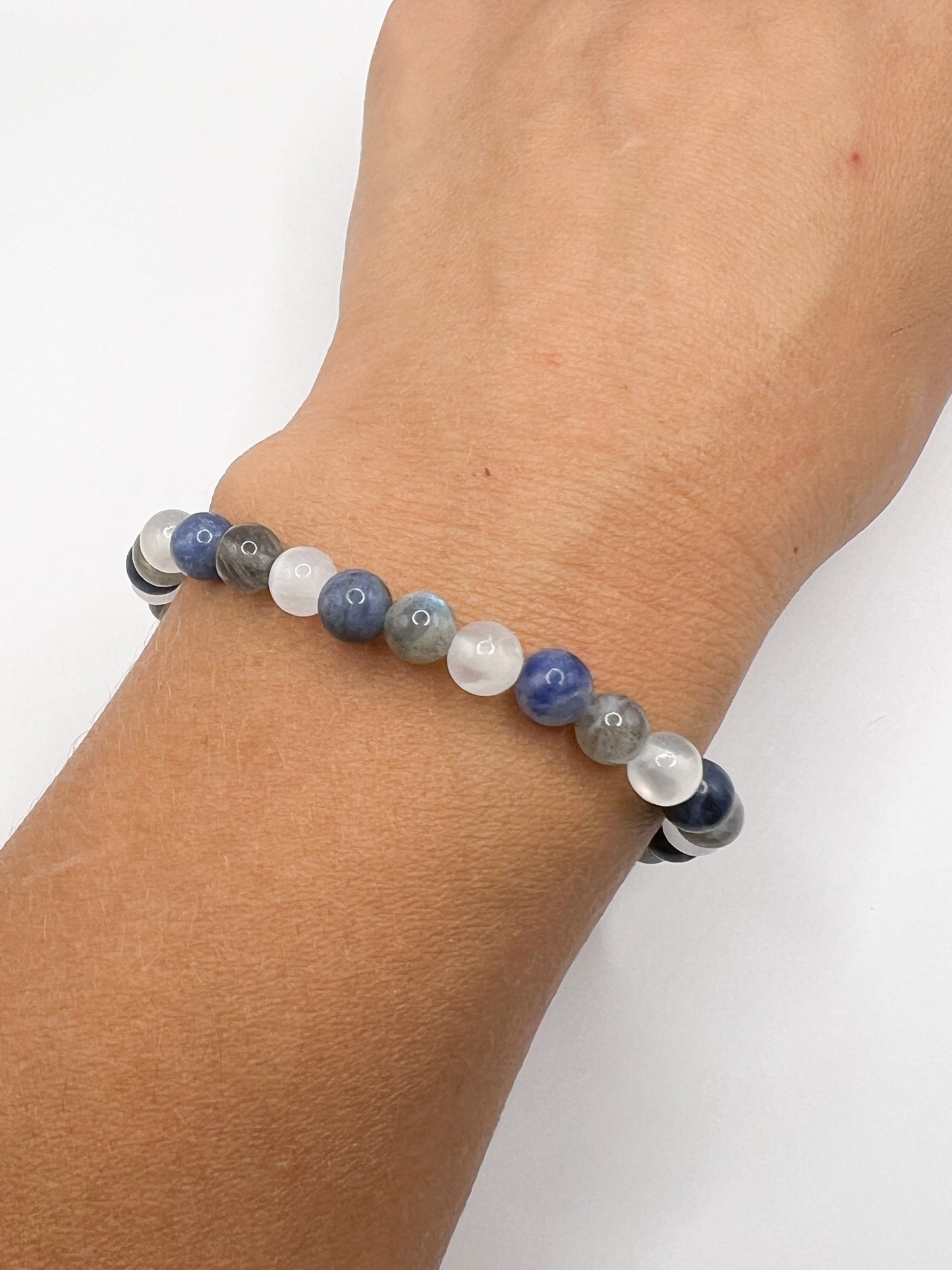 Bracelet Pierre  Sommeil Réparateur | Bijou Énergie Positive, Sérénité & Relaxation Nocturne