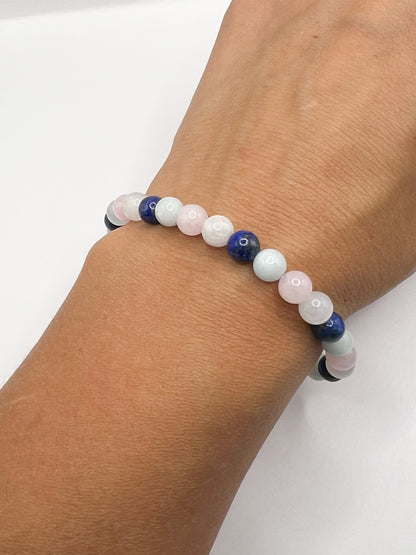 Bracelet Grossesse en Pierres Naturelles – Protection & Harmonie pour Future Maman