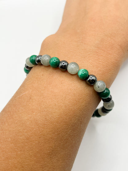 Bracelet Guérison Cristal Naturel – Rechargement, Pureté & Transformation