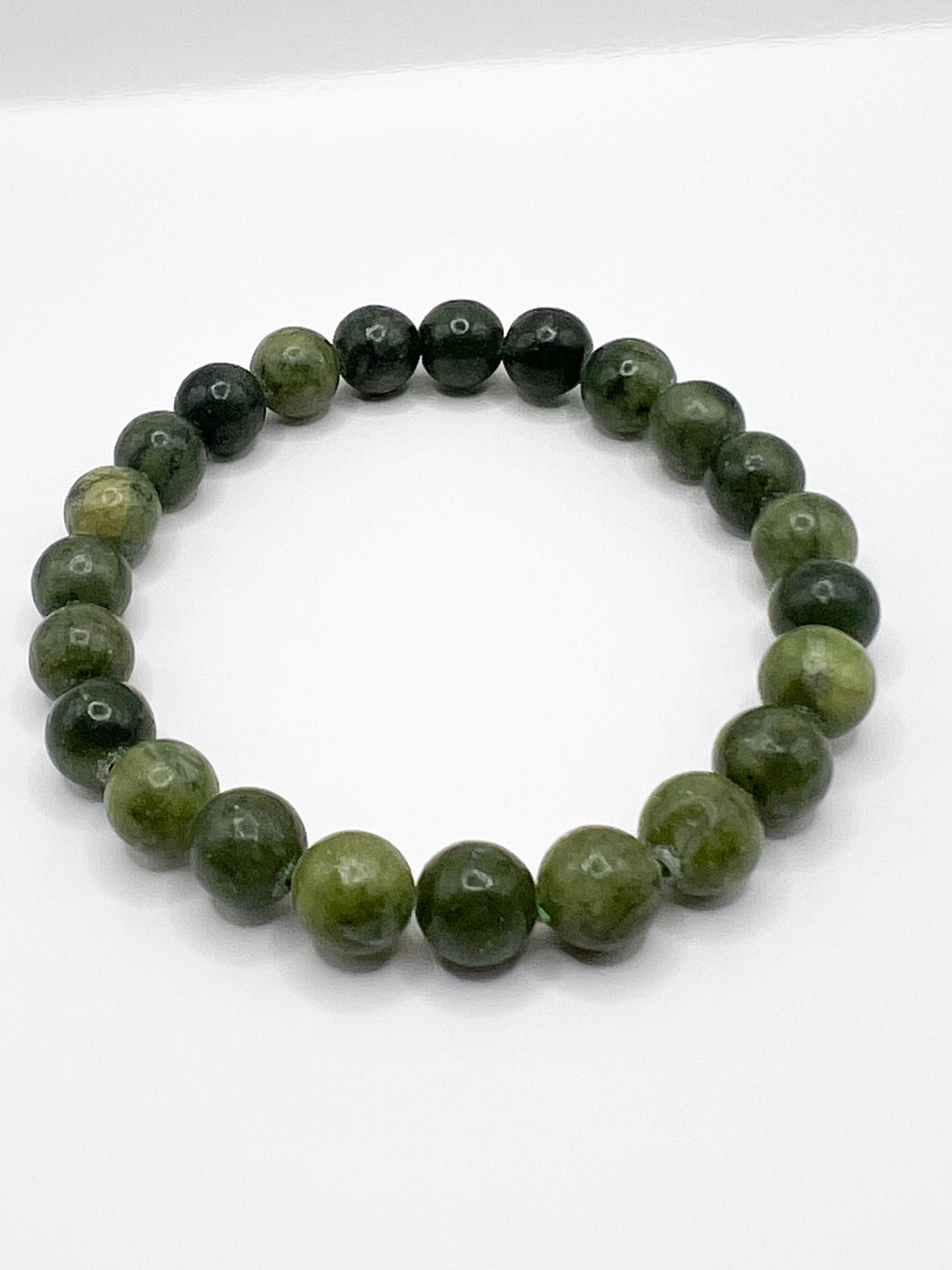 Bracelet Jade Vert 8 mm – Chance, Sérénité & Équilibre Intérieur