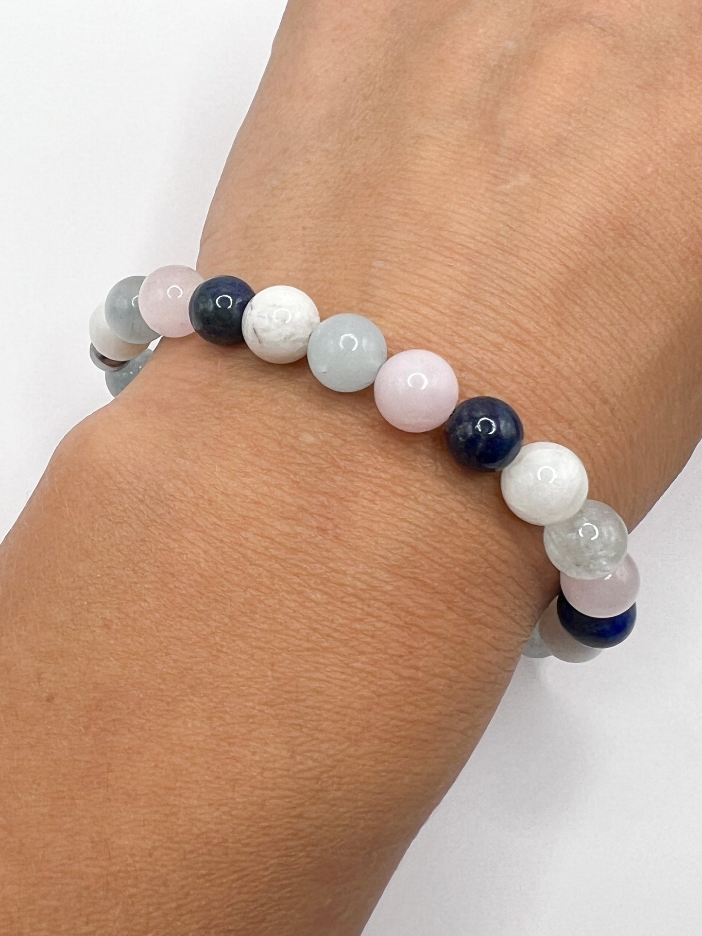 Bracelet Grossesse en Pierres Naturelles – Protection, Sérénité & Harmonie Maternelle