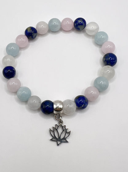 Bracelet Grossesse en Pierres Naturelles – Protection & Sérénité