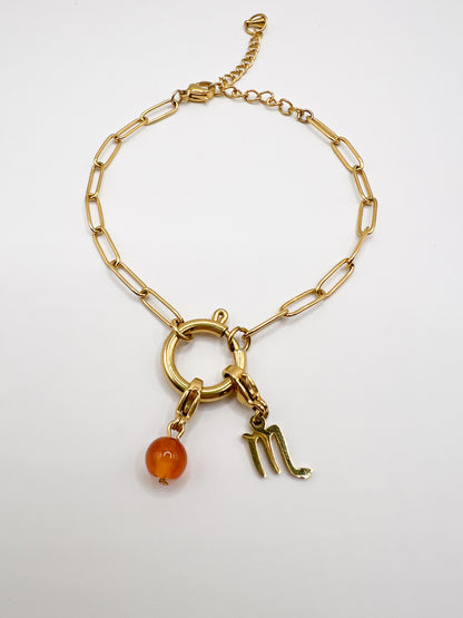 Bracelet Astro Scorpion – Bijou Énergétique en Acier Argenté, Passion & Mystère