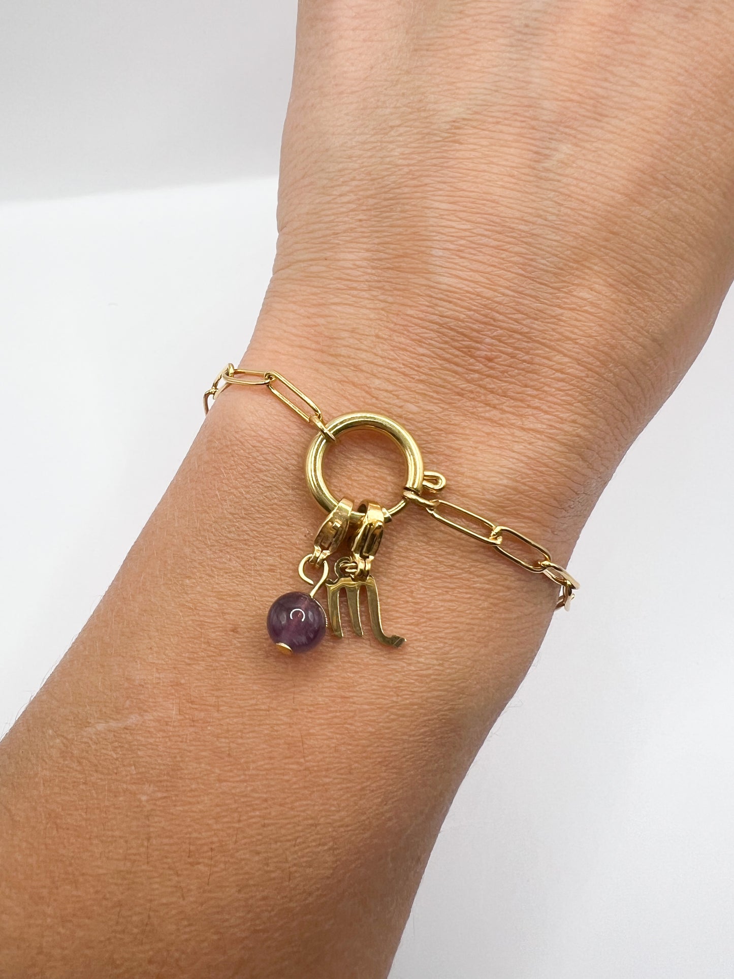 Bracelet Astro Scorpion – Bijou Énergétique en Acier Argenté, Passion & Mystère