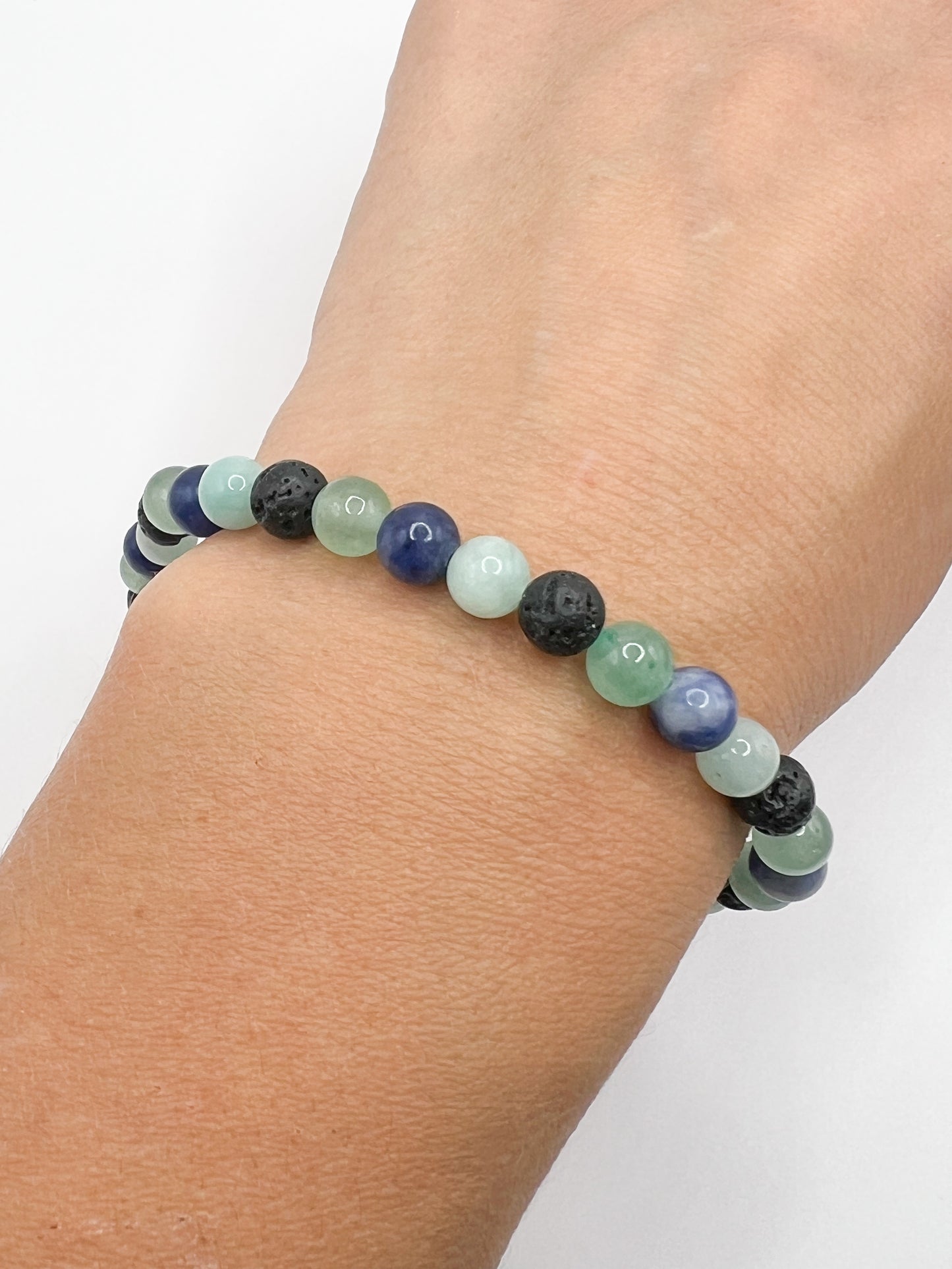 Bracelet Anti-Stress Homme – Pierres Naturelles Apaisantes & Équilibre Émotionnel