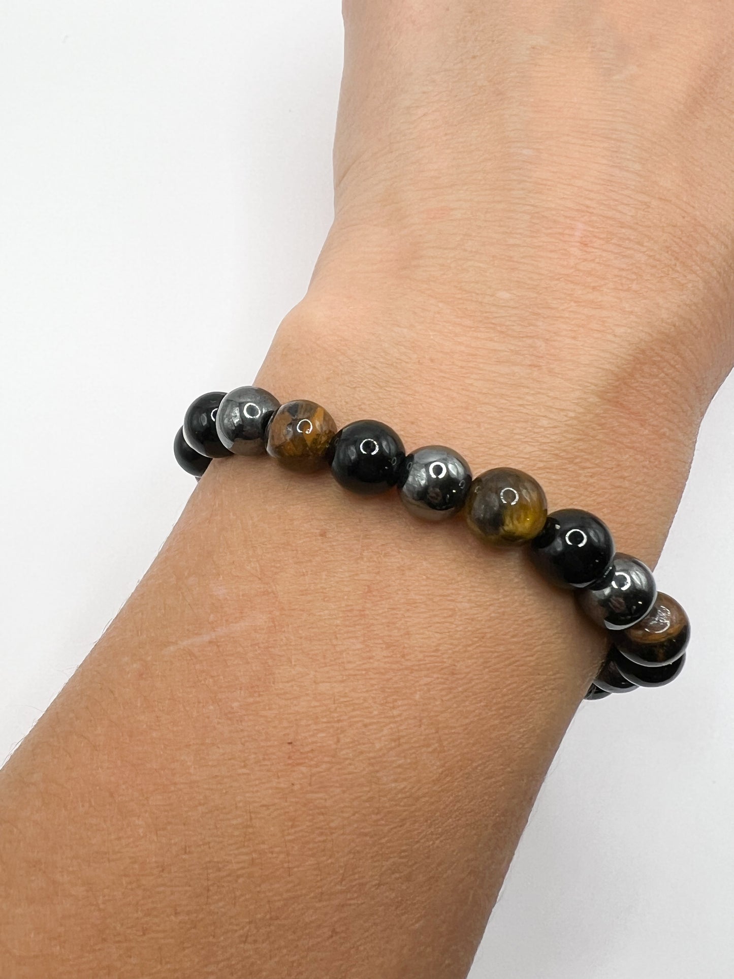 Bracelet de Protection en Pierres Naturelles – Énergie Positive & Bouclier Spirituel