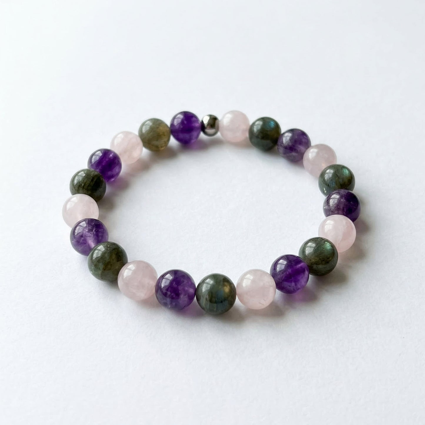 Bracelet Hypersensibilité en Pierres Naturelles – Apaisement, Protection & Sérénité Intérieure