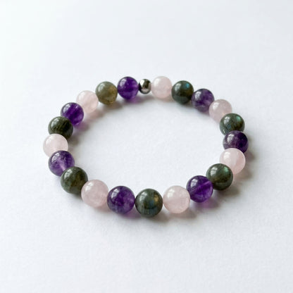 Bracelet Hypersensibilité en Pierres Naturelles – Apaisement, Protection & Sérénité Intérieure