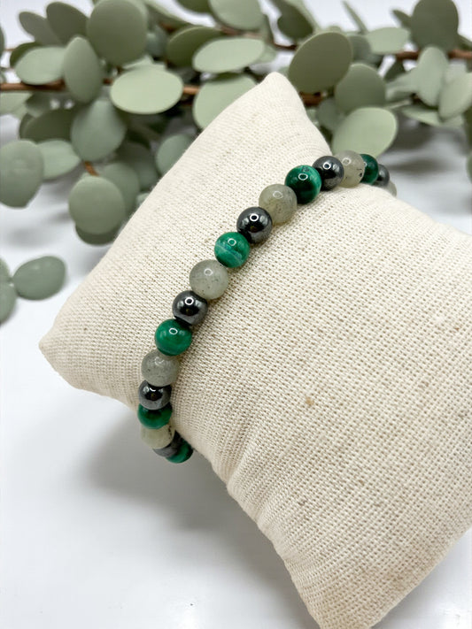 Bracelet Guérison Cristal Naturel – Rechargement, Pureté & Transformation