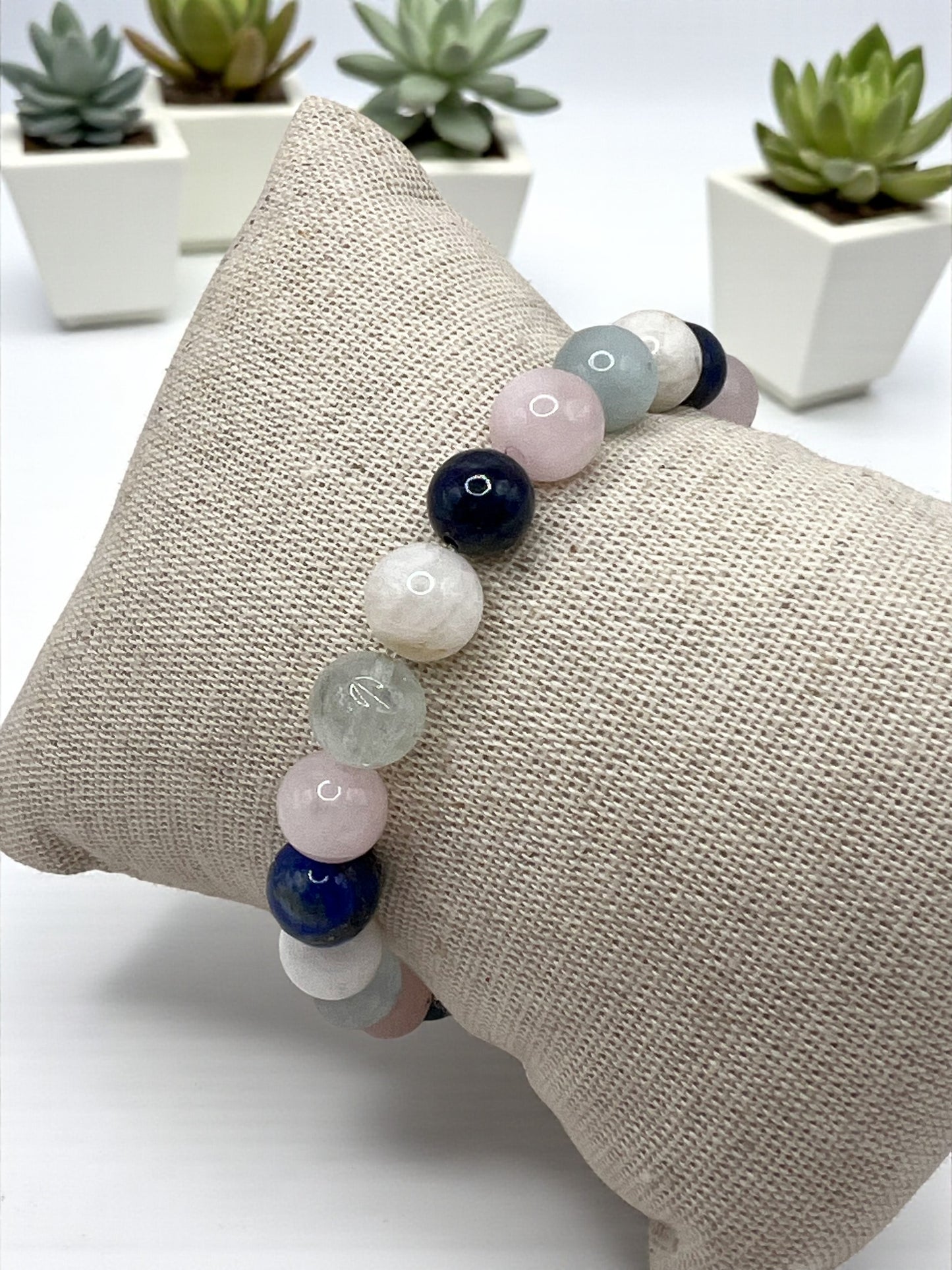 Bracelet Grossesse en Pierres Naturelles – Protection, Sérénité & Harmonie Maternelle