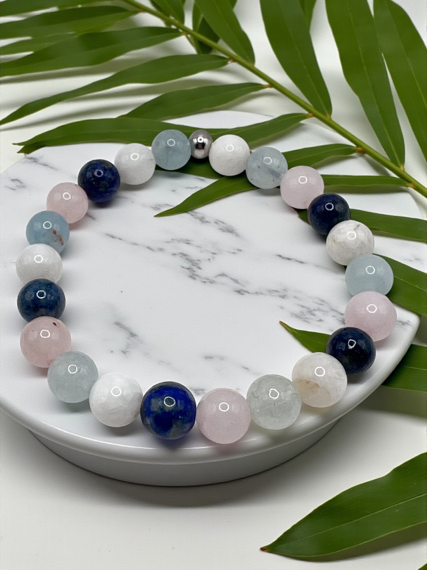 Bracelet Grossesse en Pierres Naturelles – Protection, Sérénité & Harmonie Maternelle