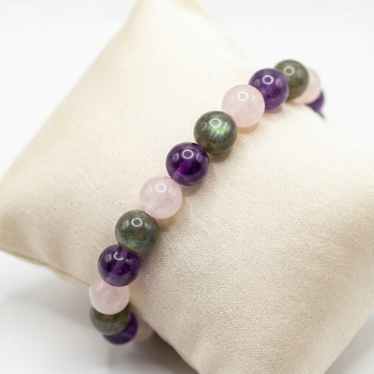 Bracelet Hypersensibilité en Pierres Naturelles – Apaisement, Protection & Sérénité Intérieure