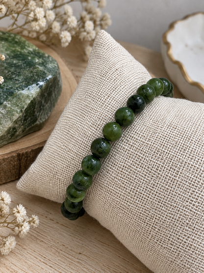 Bracelet Jade Femme 6 mm – Pierre Naturelle Porte-Bonheur
