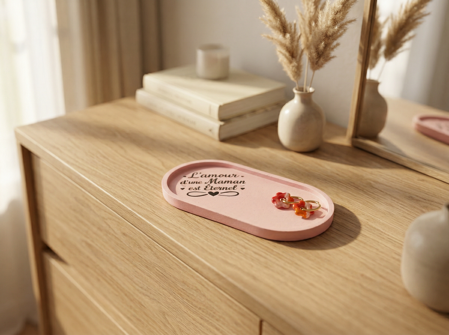 Vide-poche en Jesmonite fait main – Cadeau fête des mères original