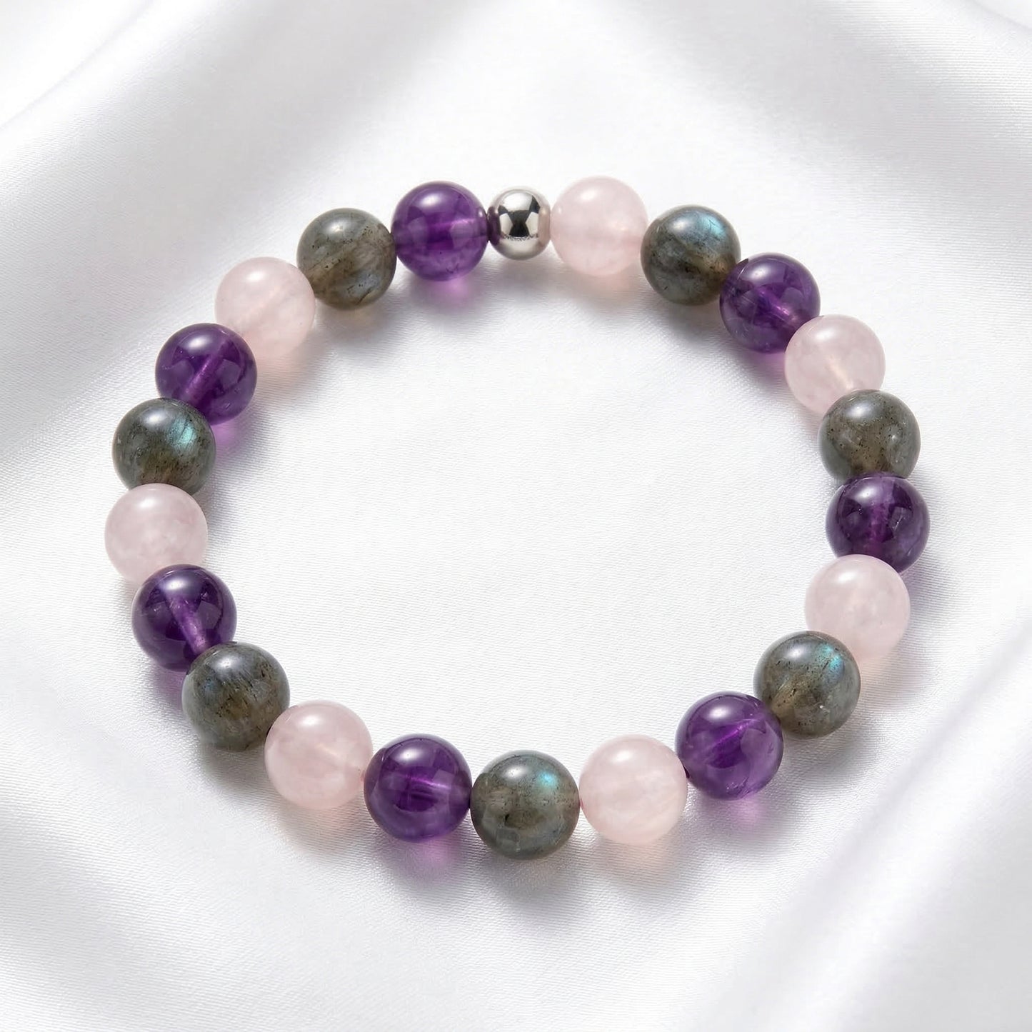 Bracelet Hypersensibilité en Pierres Naturelles – Apaisement, Protection & Sérénité Intérieure