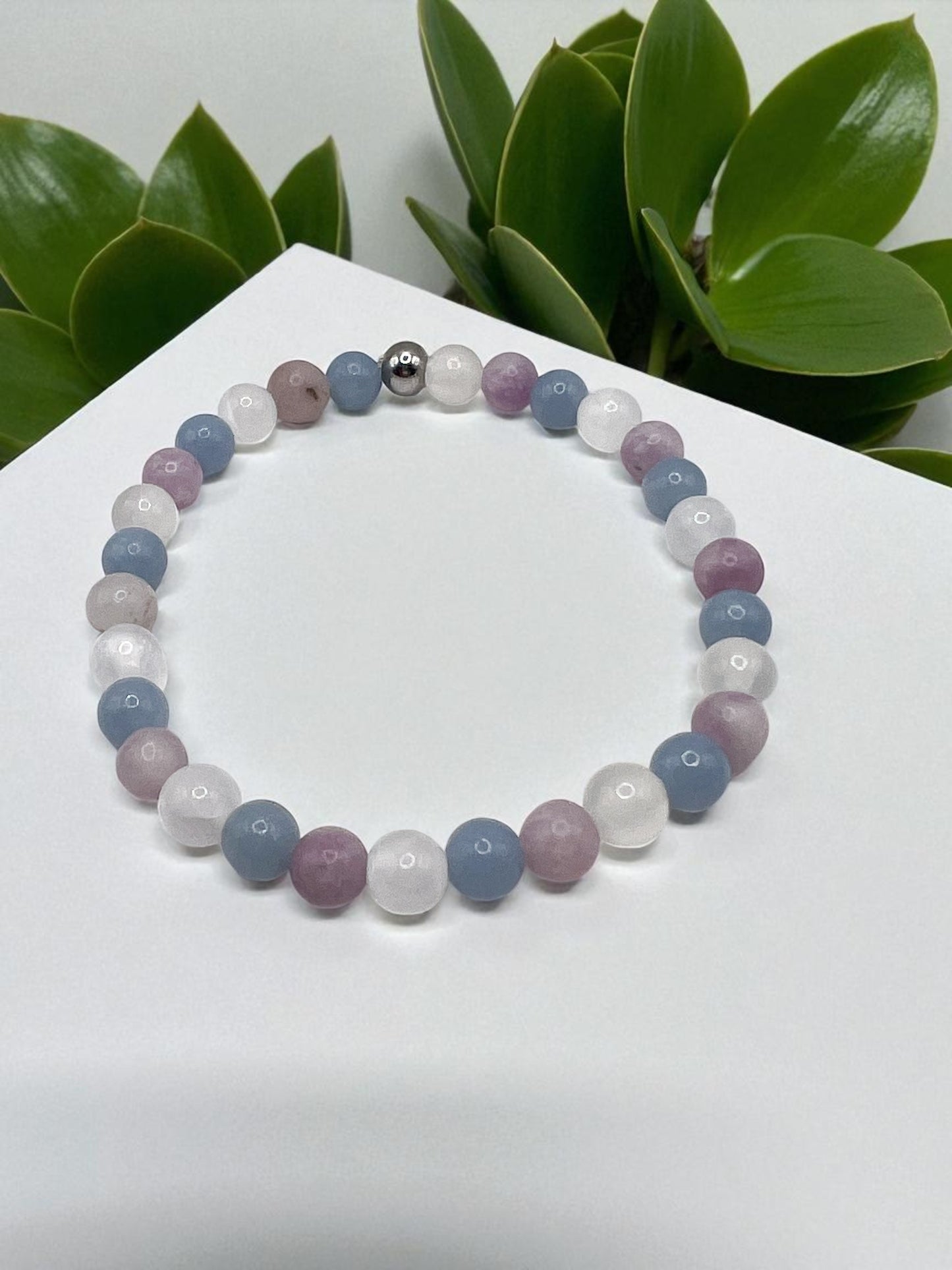 Bracelet Anti-Insomnie & Cauchemars – Pierres Naturelles 8 mm , Sommeil Réparateur & Protection Nocturne