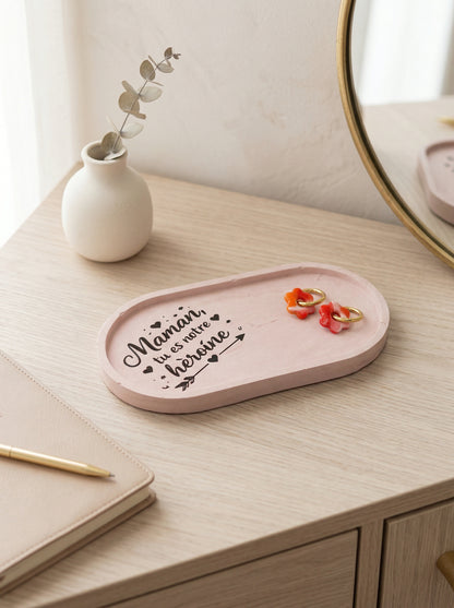 Vide-poche en Jesmonite fait main – Cadeau fête des mères original