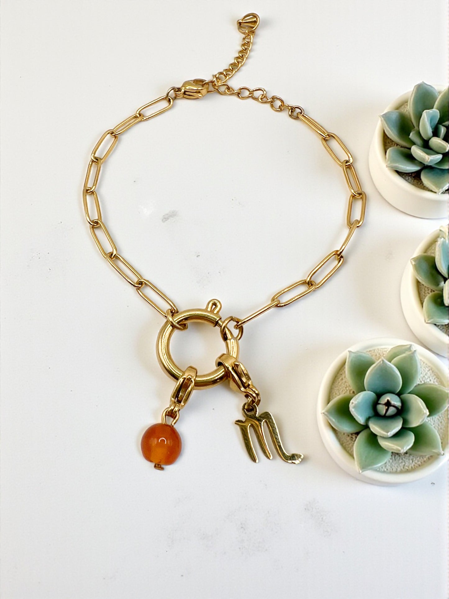 Bracelet Astro Scorpion – Bijou Énergétique en Acier Argenté, Passion & Mystère