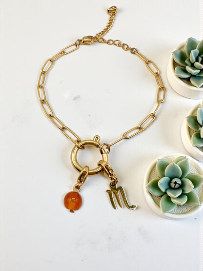 Bracelet Astro Scorpion – Bijou Énergétique en Acier Argenté, Passion & Mystère