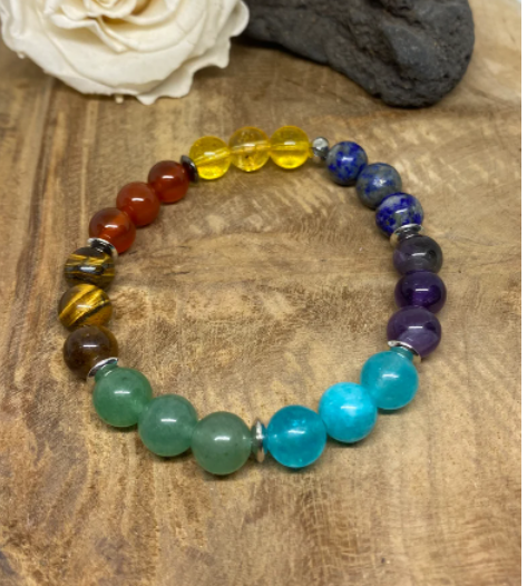 Bracelet pierres naturelles 7 chakras