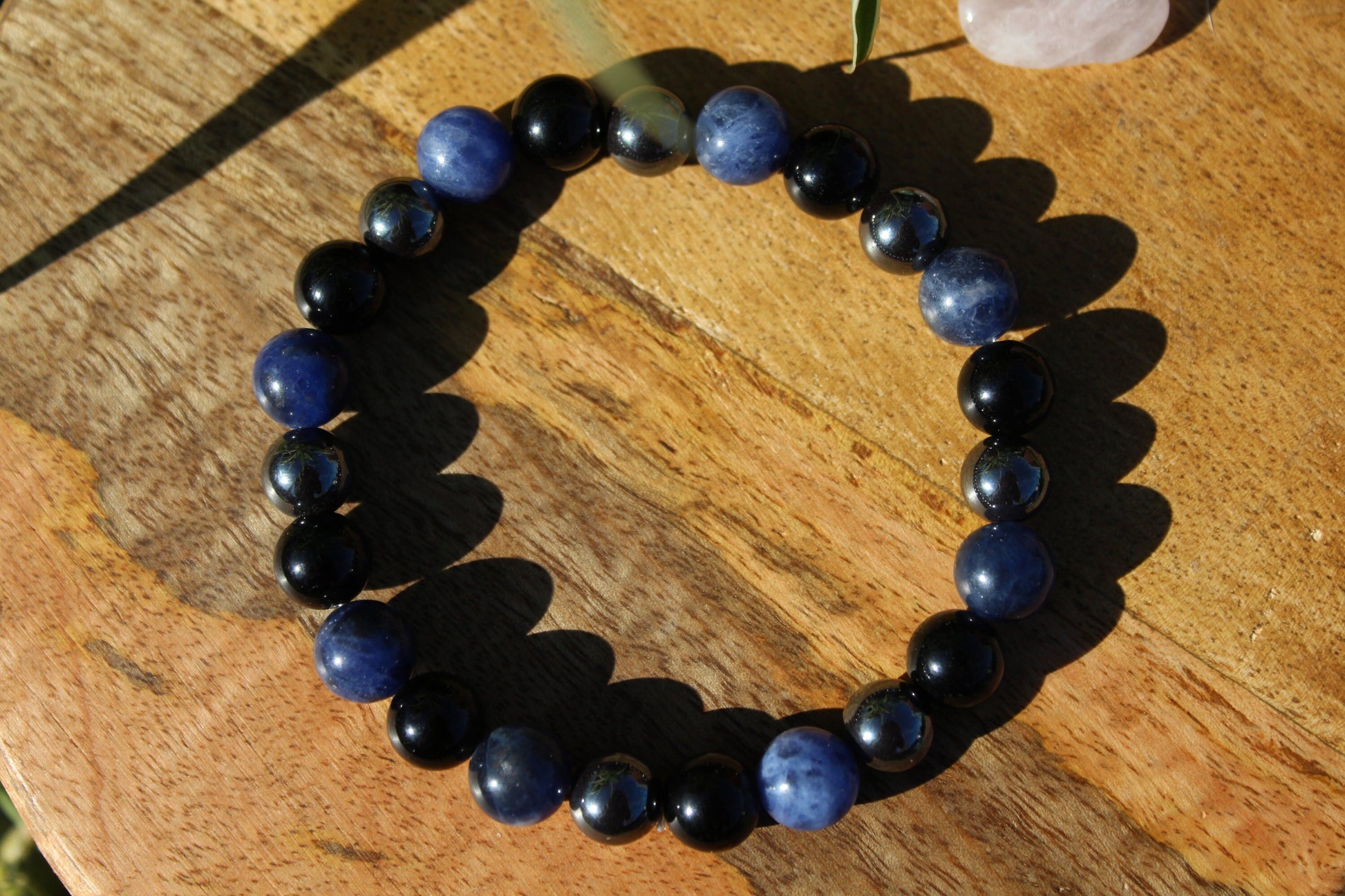 Bracelets en pierres naturelles (améthyste, préhnite, obsidienne) - La Voie  Minérale